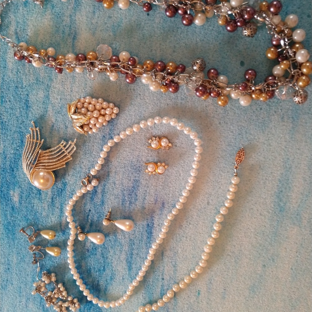 Lot of pearl look assortment